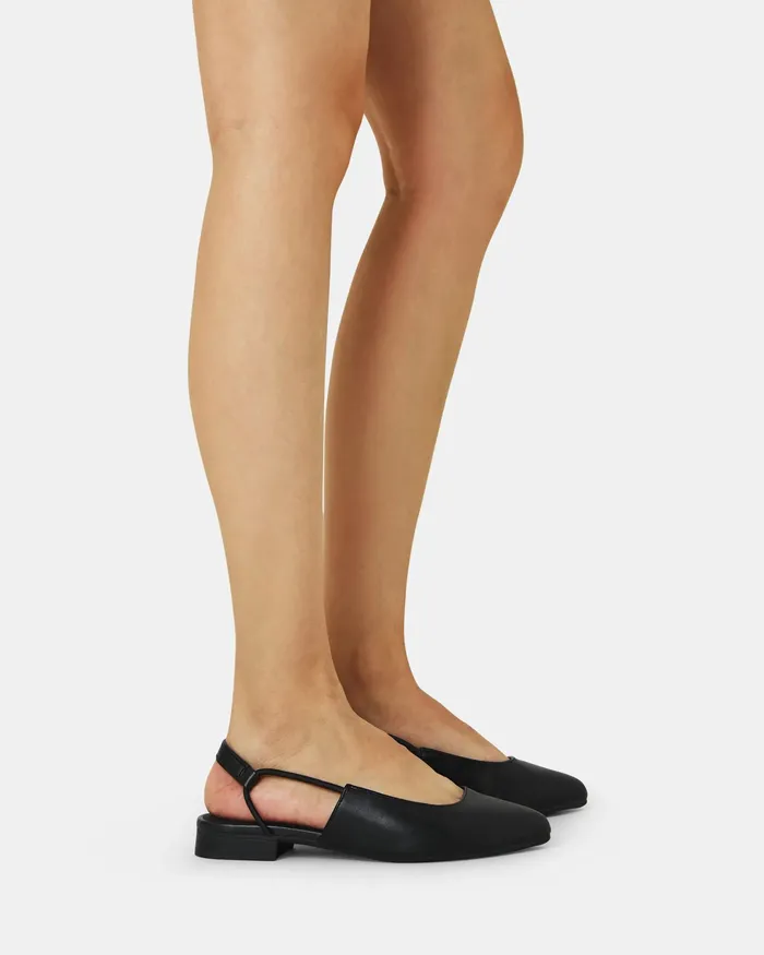 Casuals Women CROTONE BLACK Slip Ons NOVO Shoes