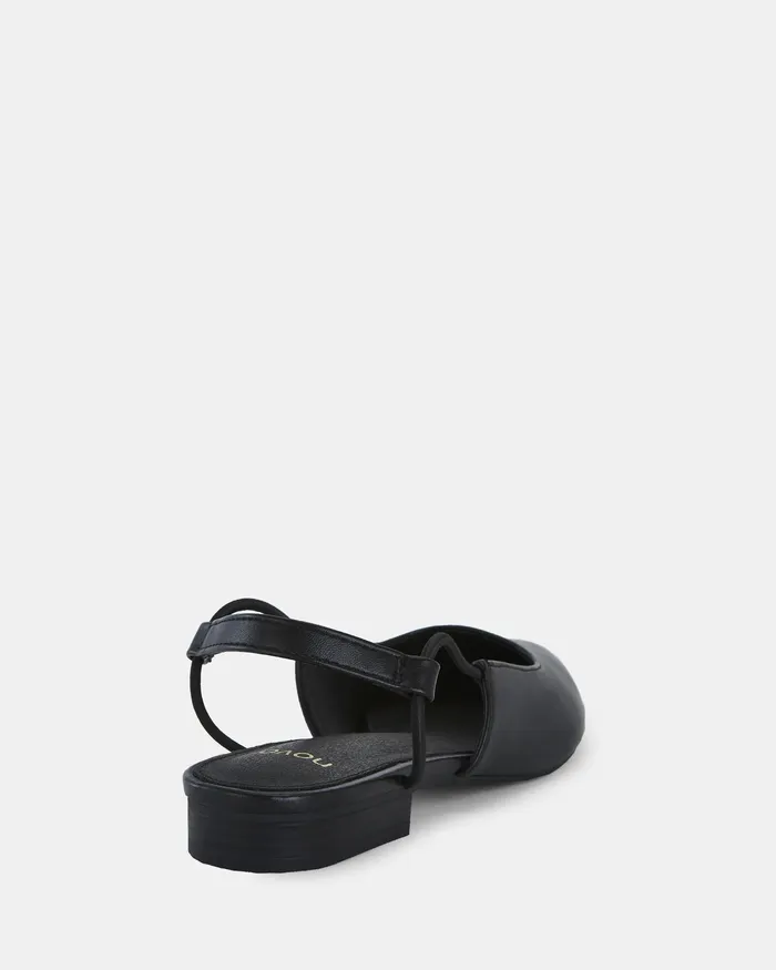 Casuals Women CROTONE BLACK Slip Ons NOVO Shoes