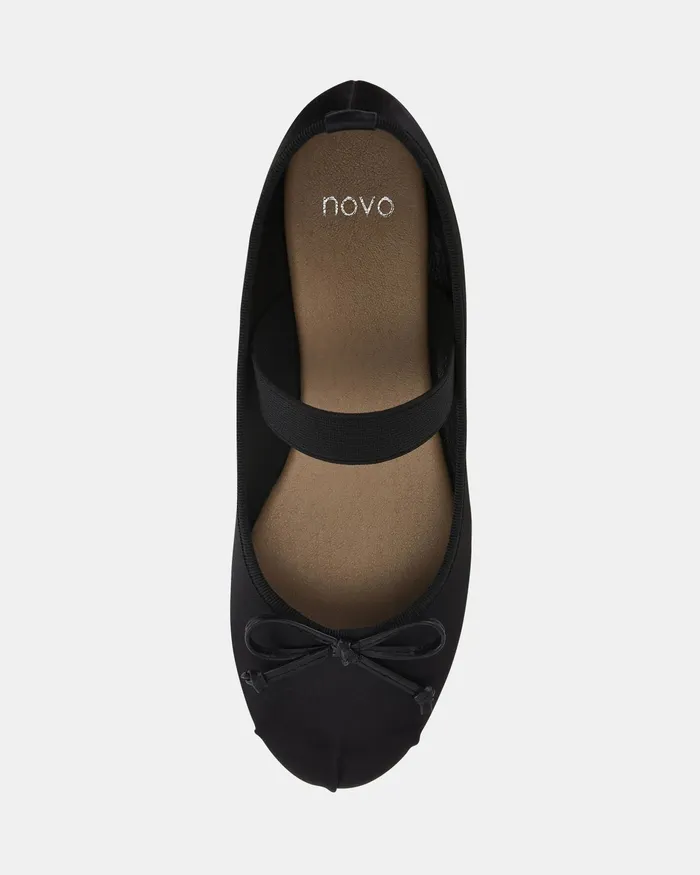 Casuals ZPINDERELLA BLACK Ballet Flats NOVO Shoes Women