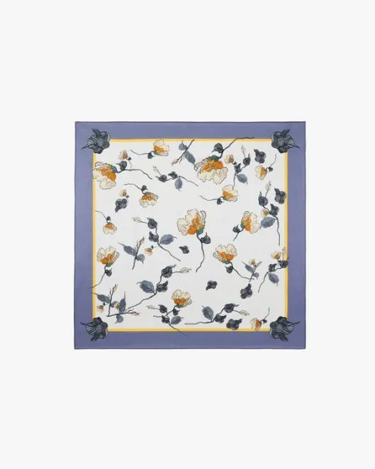 Chic Floral Square Silk Scarf Women Wraps Lilysilk Scarves