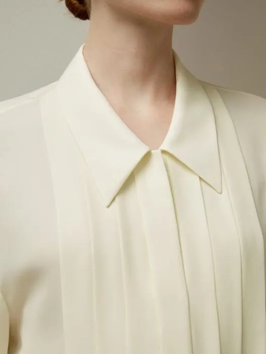 Chic Pleated Silk Blouse For Women Women Blouses Lilysilk Shirts