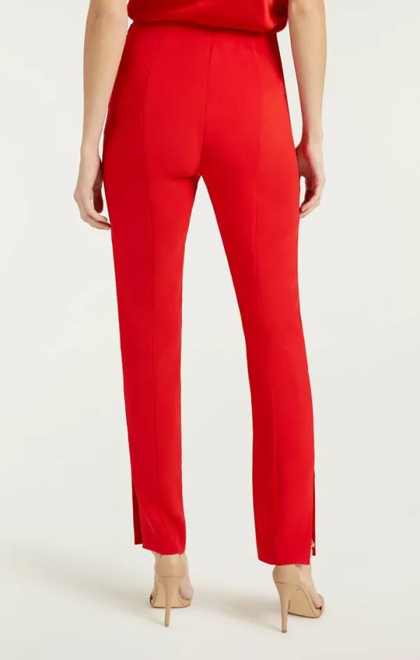 Cinq Sept Brianne Pant Ruby Red Women Pants