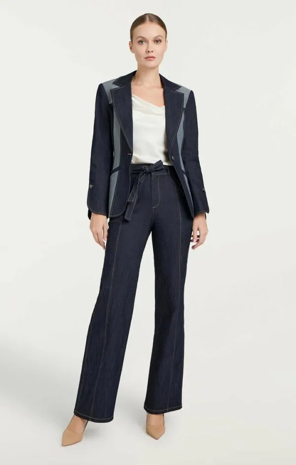 Cinq Sept Celie Blazer Indigo Women Blazers