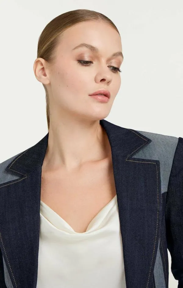 Cinq Sept Celie Blazer Indigo Women Blazers