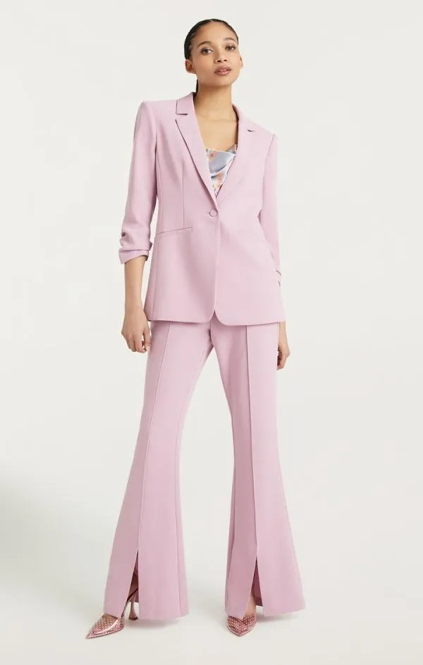 Cinq Sept Crepe Khloe Blazer Warm Mauve Women Blazers
