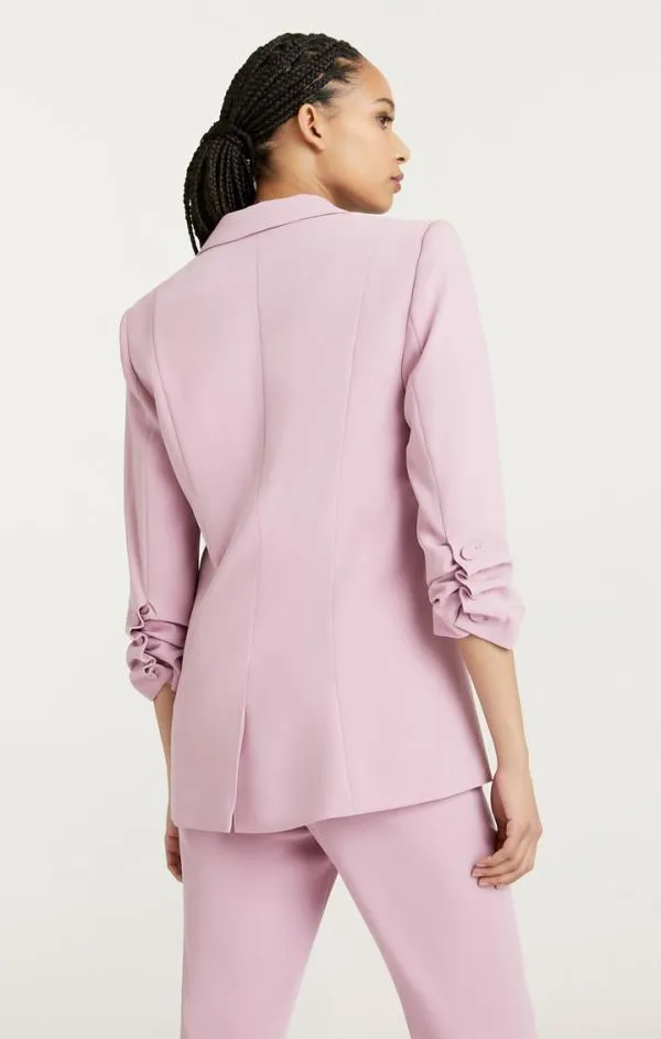 Cinq Sept Crepe Khloe Blazer Warm Mauve Women Blazers