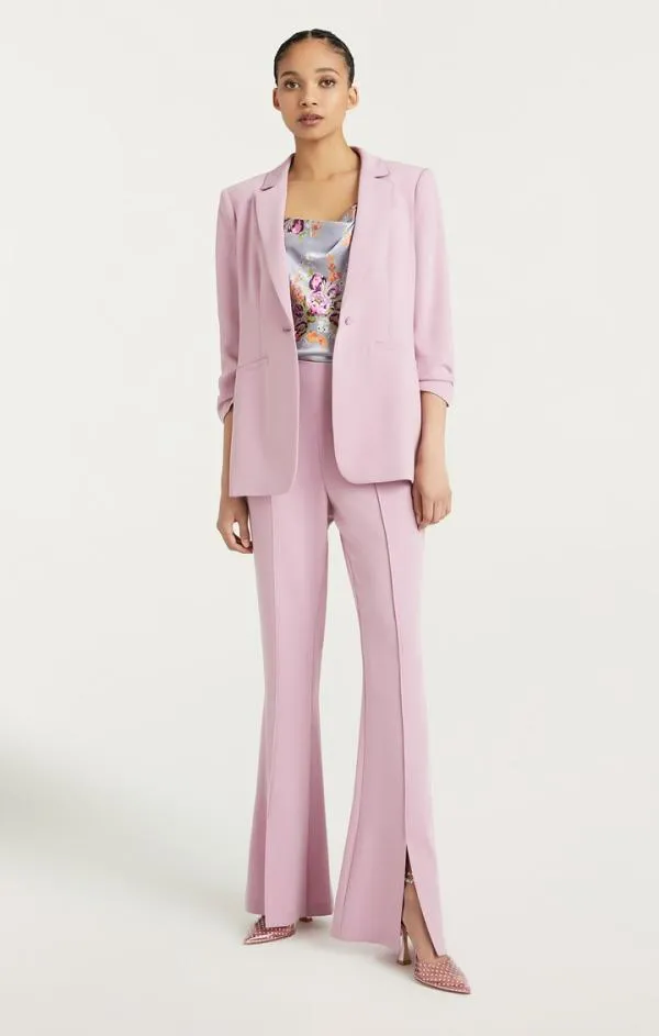 Cinq Sept Crepe Khloe Blazer Warm Mauve Women Blazers