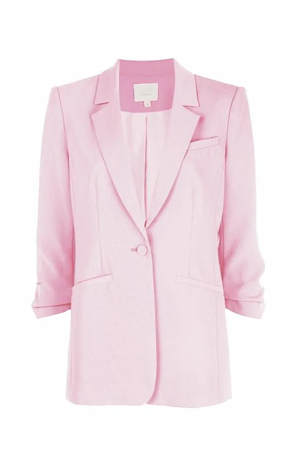 Cinq Sept Crepe Khloe Blazer Warm Mauve Women Blazers