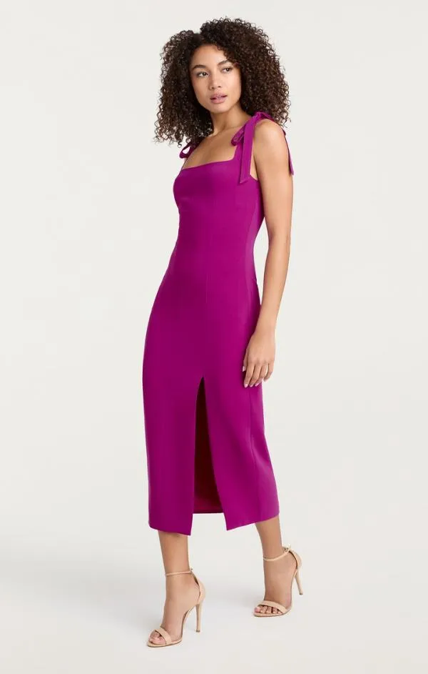 Cinq Sept Fynn Dress Vibrant Plum Women Midi