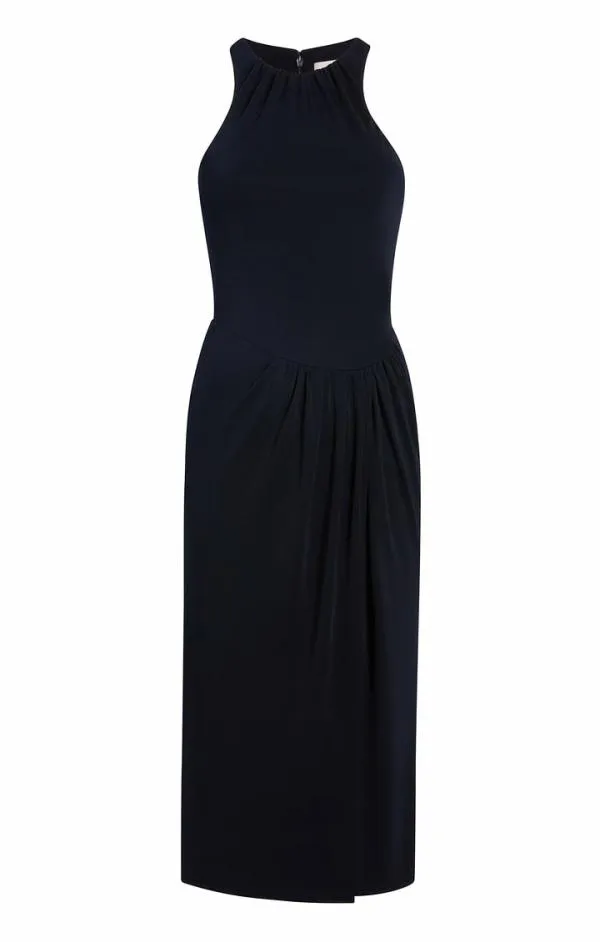 Cinq Sept Lezlie Dress Navy Women Midi