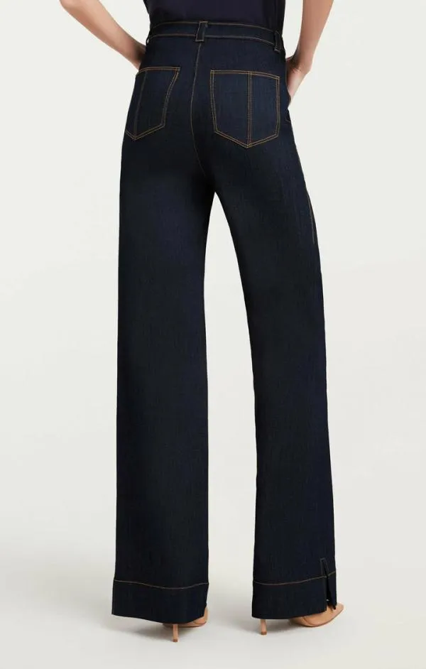 Cinq Sept Long Benji Pant Indigo Women Pants