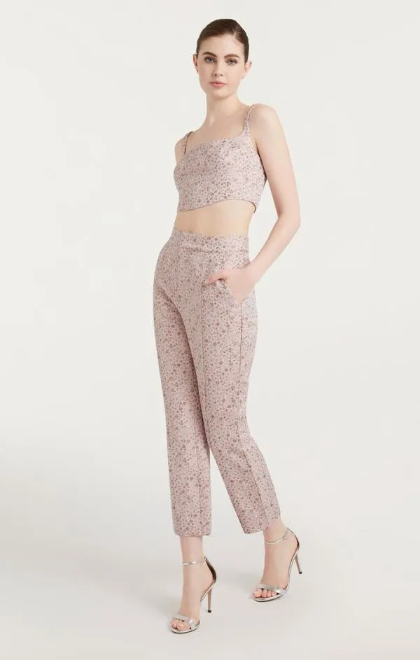 Cinq Sept Porter Top Pale Rose Multi Women Tank Tops and Camisoles