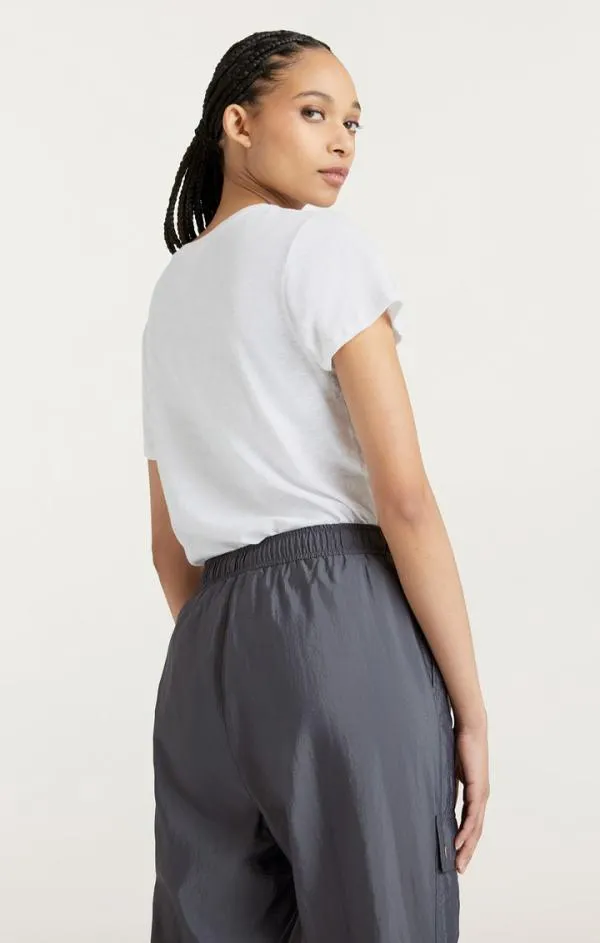 Cinq Sept Shrunken Oui Oui Tee Whiteblack Women Tees