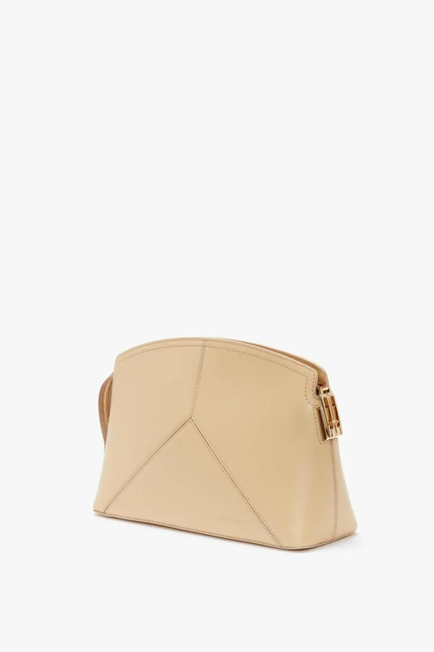 Clutches Women Victoria Beckham Victoria Clutch Bag In Sesame Leather