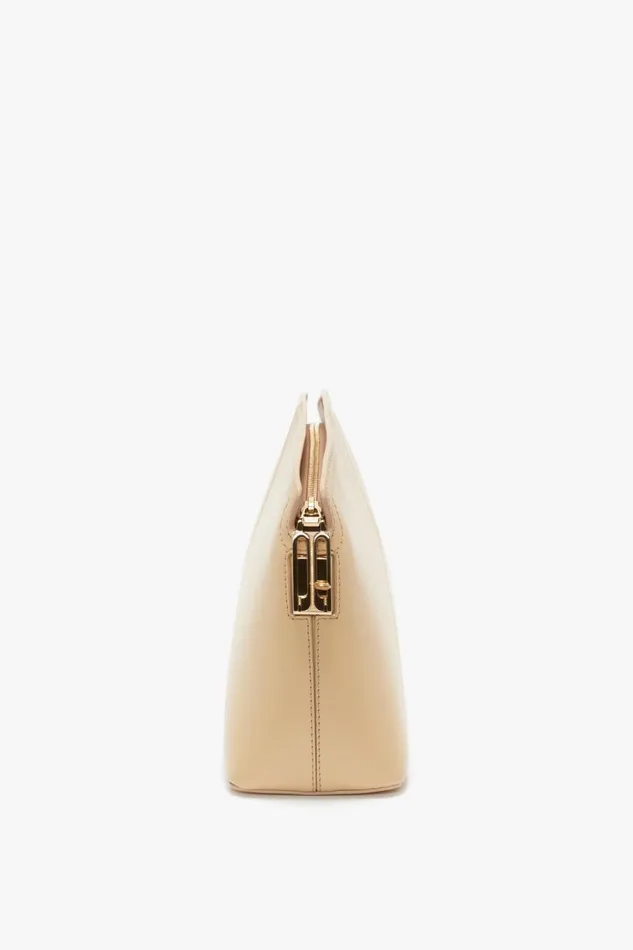 Clutches Women Victoria Beckham Victoria Clutch Bag In Sesame Leather
