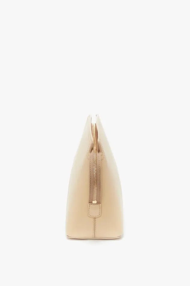 Clutches Women Victoria Beckham Victoria Clutch Bag In Sesame Leather