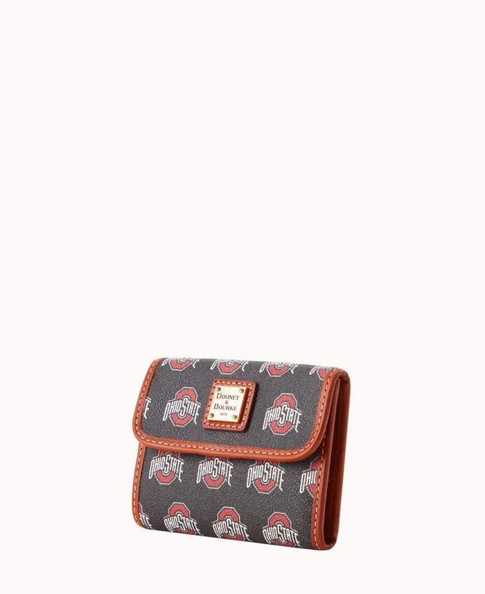 Collegiate Ohio State University Flap Credit Card Wallet Ohio State ManWoman Dooney and Bourke Wallets Collegiate Ohio State University Flap Credit Card Wallet Ohio State ManWoman Dooney and Bourke Wallets