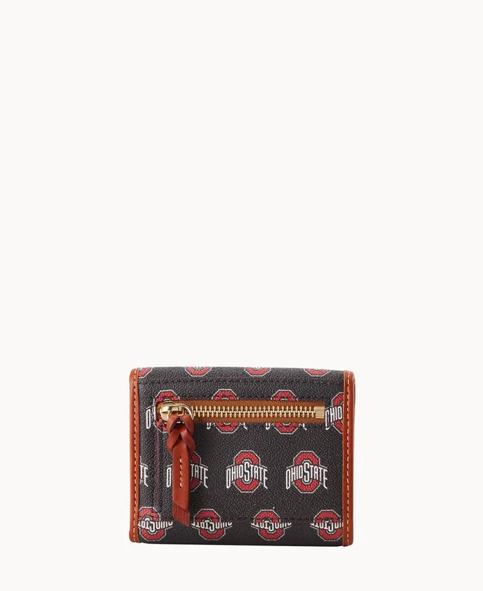 Collegiate Ohio State University Flap Credit Card Wallet Ohio State ManWoman Dooney and Bourke Wallets Collegiate Ohio State University Flap Credit Card Wallet Ohio State ManWoman Dooney and Bourke Wallets