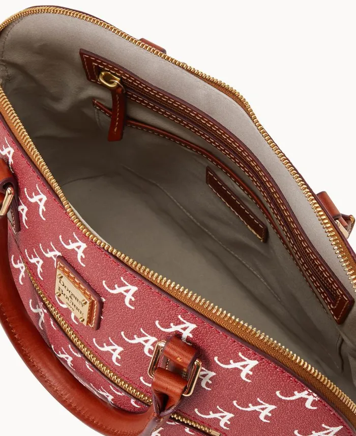 Collegiate University Of Alabama Domed Zip Satchel U Of Alabama Woman Dooney and Bourke Satchels Collegiate University Of Alabama Domed Zip Satchel U Of Alabama Woman Dooney and Bourke Satchels