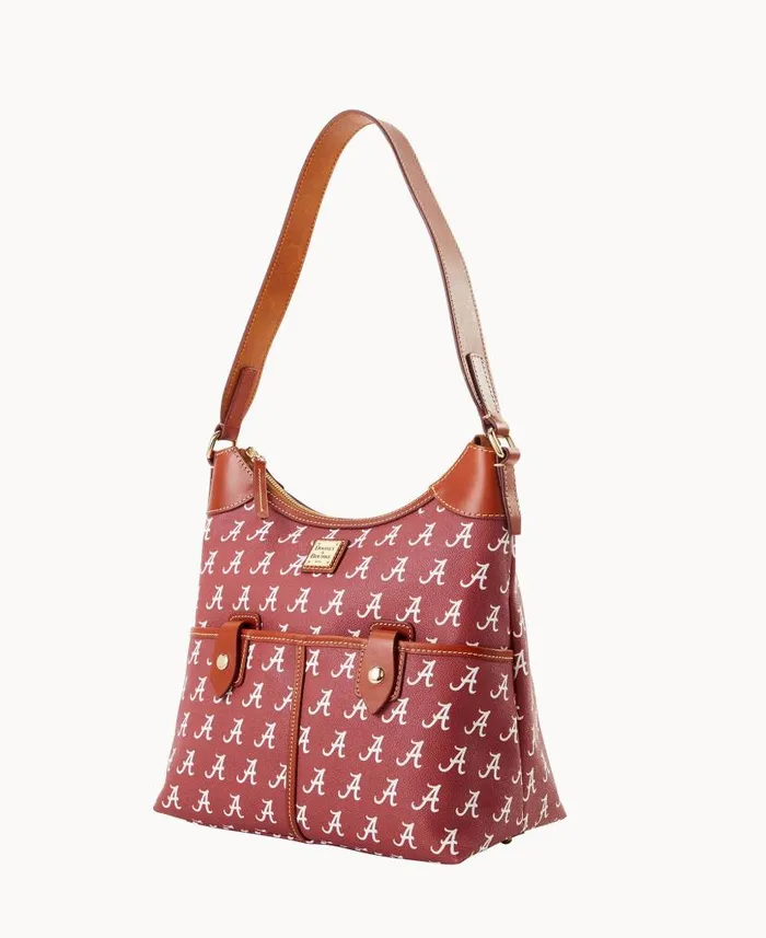 Collegiate University Of Alabama Zip Hobo U Of Alabama Woman Dooney and Bourke Shoulder Bags Collegiate University Of Alabama Zip Hobo U Of Alabama Woman Dooney and Bourke Shoulder Bags