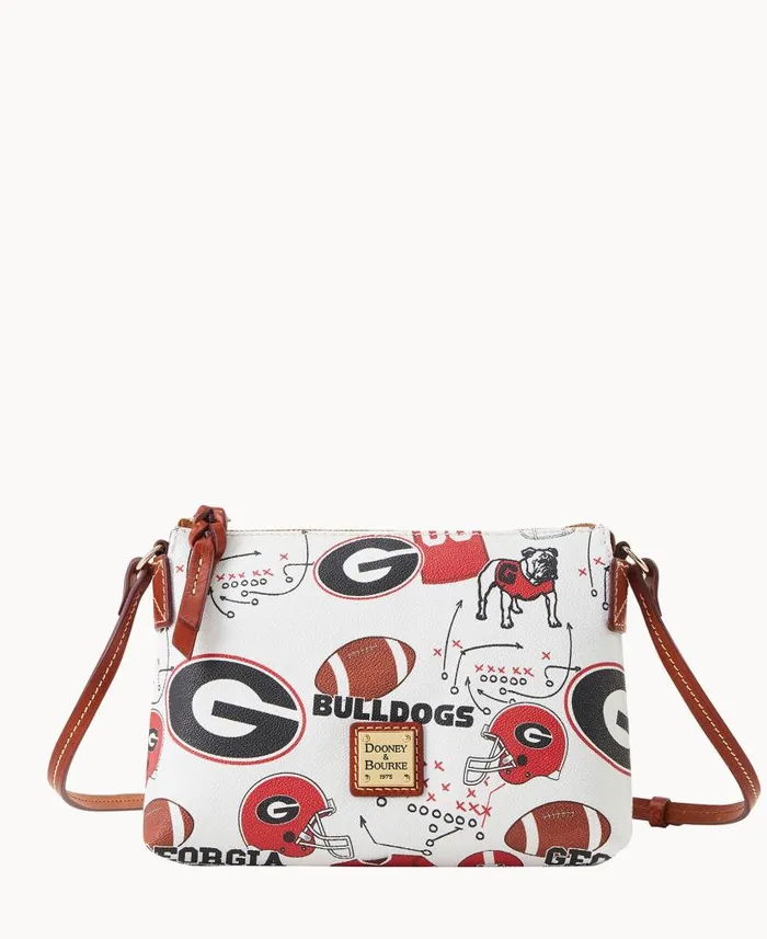 Collegiate University Of Georgia Crossbody Pouchette U Of Georgia Woman Dooney and Bourke Crossbodies Collegiate University Of Georgia Crossbody Pouchette U Of Georgia Woman Dooney and Bourke Crossbodies