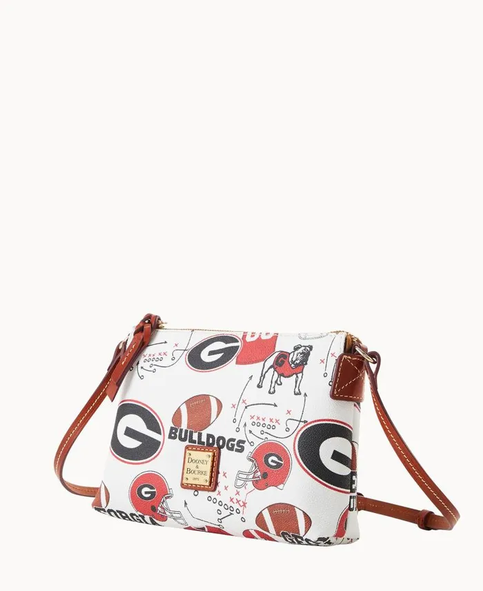 Collegiate University Of Georgia Crossbody Pouchette U Of Georgia Woman Dooney and Bourke Crossbodies Collegiate University Of Georgia Crossbody Pouchette U Of Georgia Woman Dooney and Bourke Crossbodies