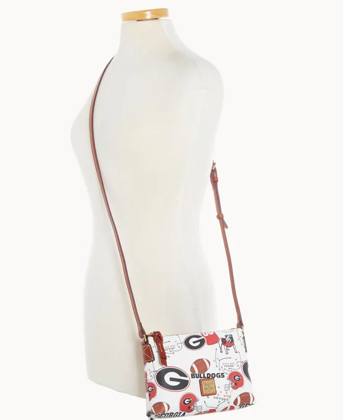 Collegiate University Of Georgia Crossbody Pouchette U Of Georgia Woman Dooney and Bourke Crossbodies Collegiate University Of Georgia Crossbody Pouchette U Of Georgia Woman Dooney and Bourke Crossbodies