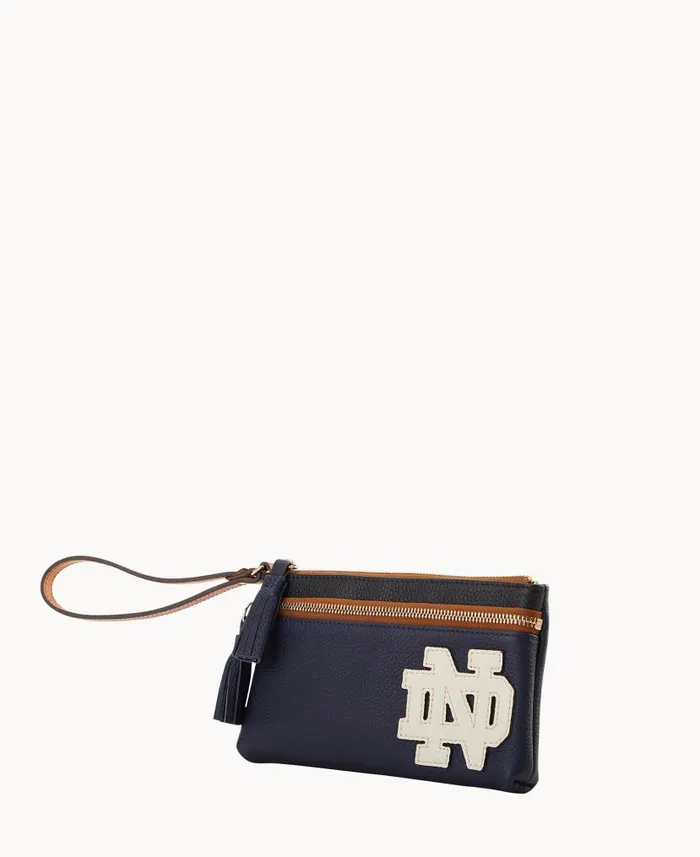 Collegiate University Of Notre Dame Double Zip Wristlet University Of Notre Dame ManWoman Dooney and Bourke Wallets Collegiate University Of Notre Dame Double Zip Wristlet University Of Notre Dame ManWoman Dooney and Bourke Wallets