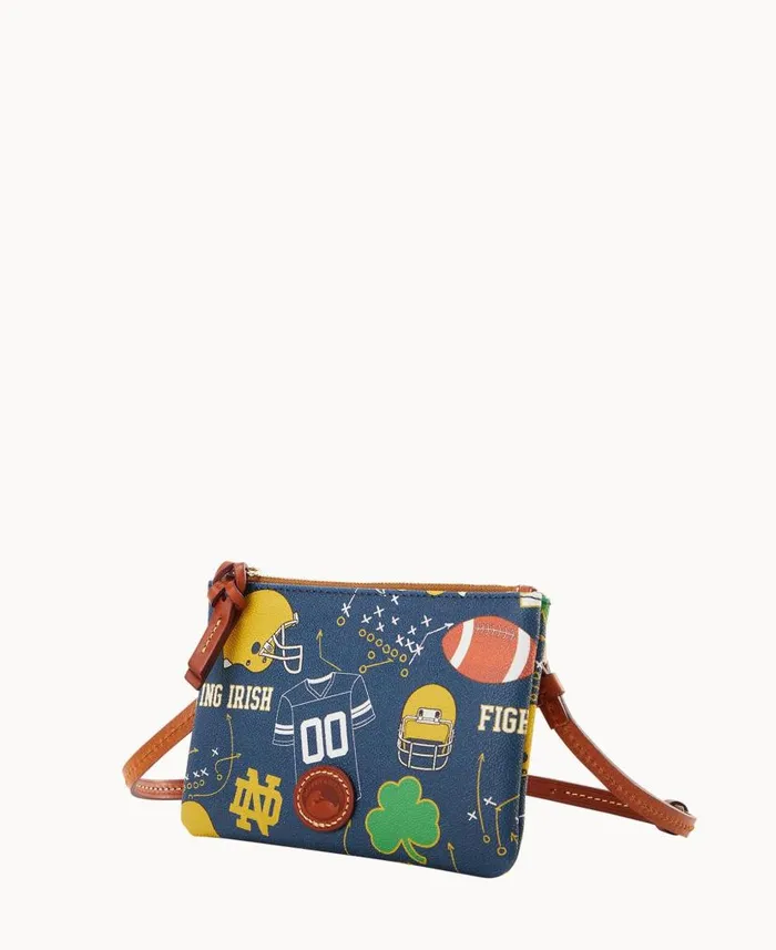Collegiate University Of Notre Dame Top Zip Crossbody University Of Notre Dame Woman Dooney and Bourke Crossbodies Collegiate University Of Notre Dame Top Zip Crossbody University Of Notre Dame Woman Dooney and Bourke Crossbodies