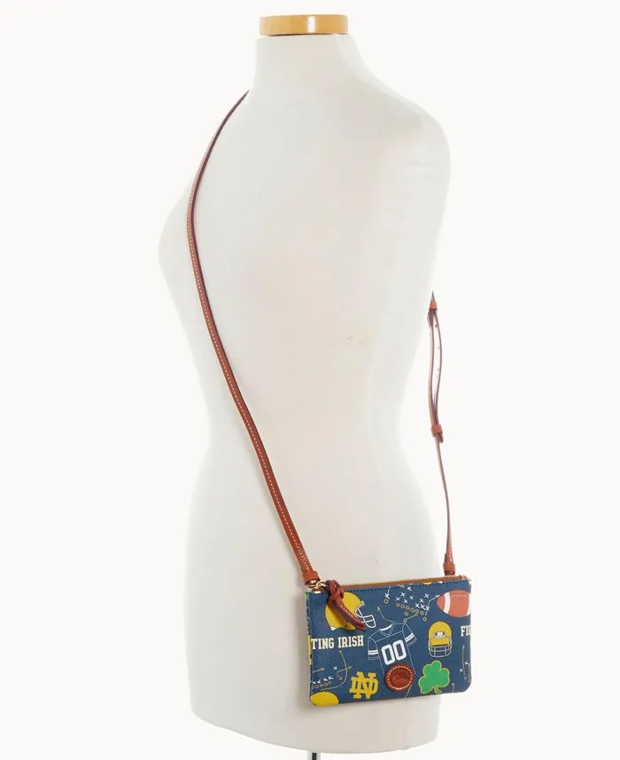 Collegiate University Of Notre Dame Top Zip Crossbody University Of Notre Dame Woman Dooney and Bourke Crossbodies Collegiate University Of Notre Dame Top Zip Crossbody University Of Notre Dame Woman Dooney and Bourke Crossbodies