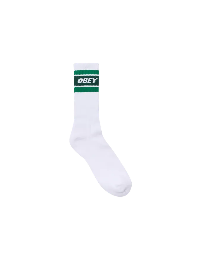 COOPER II SOCKS WhiteGreen Men ACCESSORIES OBEY Clothing