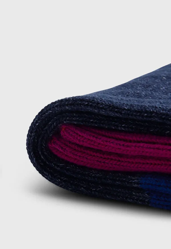 Cotton Denim Melange Sport Sock Berry Socks Paulstuart Mens Cotton Denim Melange Sport Sock Berry Socks Paulstuart Mens