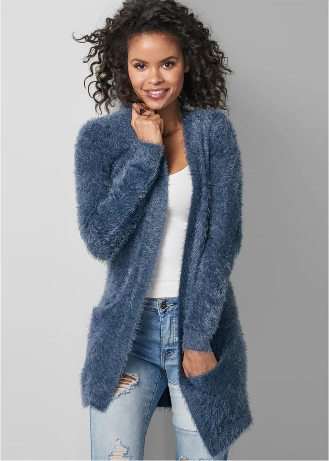 COZY CARDIGAN Dark Blue Women VENUS Cardigans and Dusters