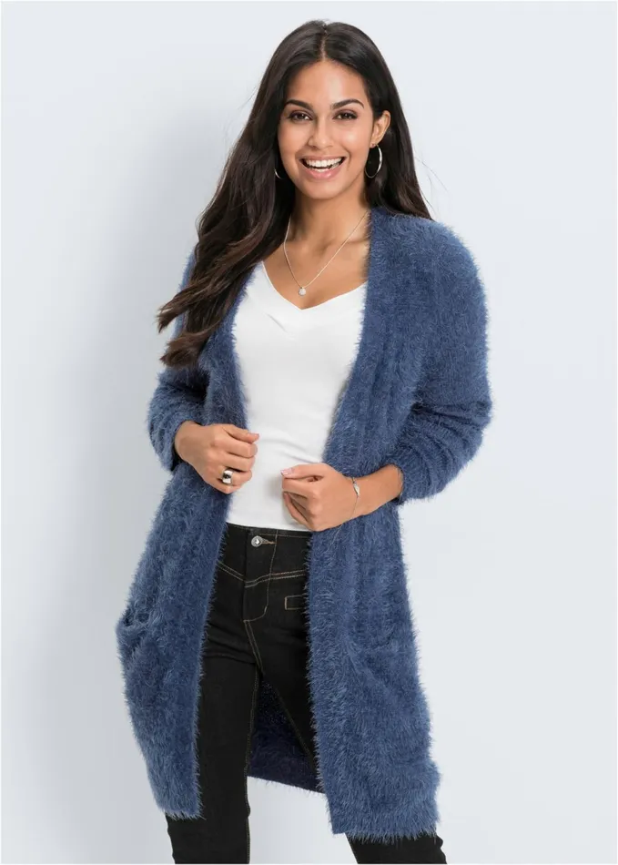 COZY CARDIGAN Dark Blue Women VENUS Cardigans and Dusters