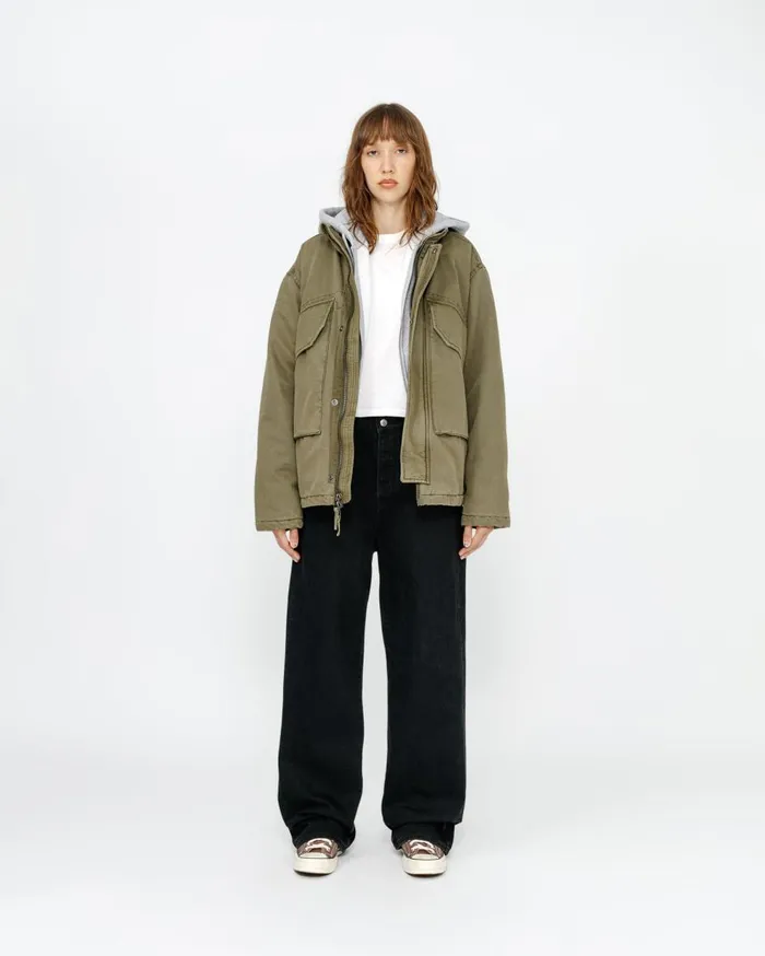 Denim MenWomen Stussy RELAXED JEAN DENIM Black Denim MenWomen Stussy RELAXED JEAN DENIM Black