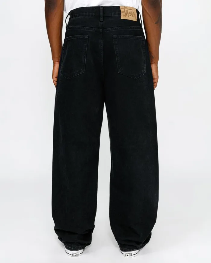 Denim MenWomen Stussy RELAXED JEAN DENIM Black Denim MenWomen Stussy RELAXED JEAN DENIM Black