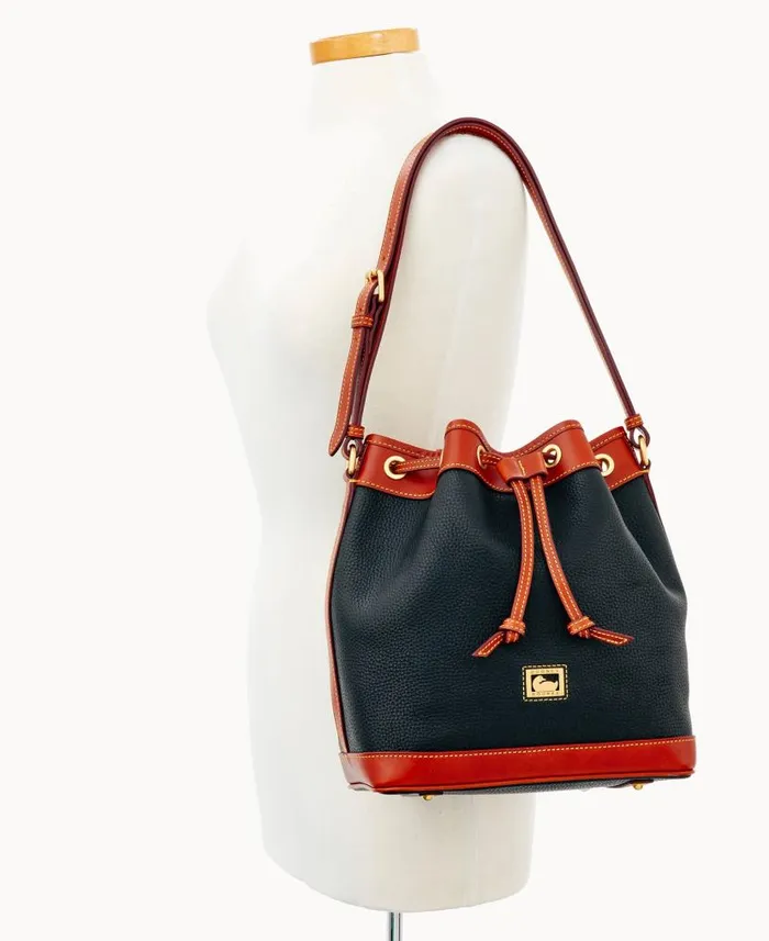 Dillen Drawstring Black Woman Dooney and Bourke Shoulder Bags Dillen Drawstring Black Woman Dooney and Bourke Shoulder Bags