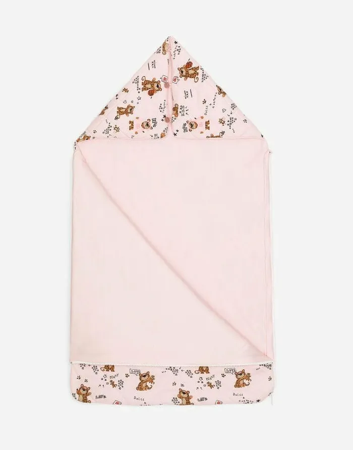 Dolce and Gabbana Accessories And Baby Carriers Children Baby Leopardprint Jersey Sleep Sack Pink Dolce and Gabbana Accessories And Baby Carriers Children Baby Leopardprint Jersey Sleep Sack Pink