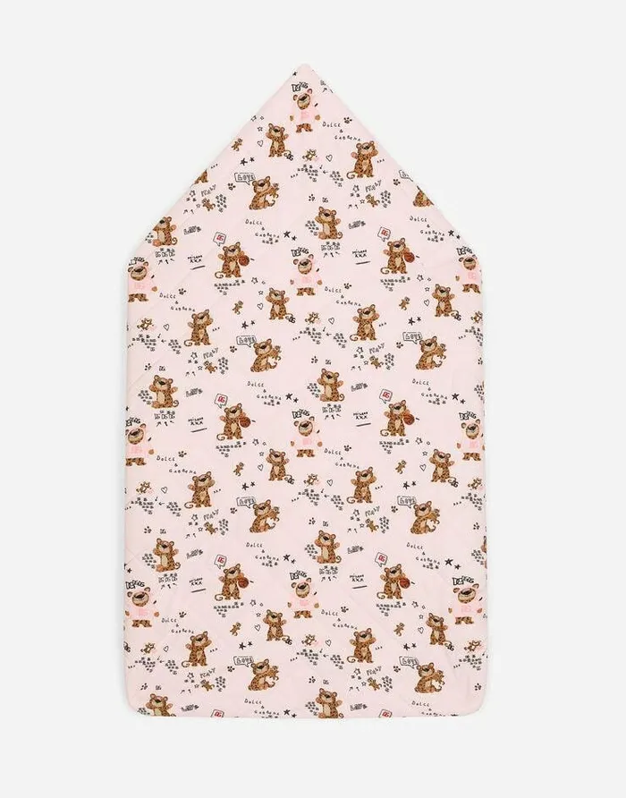 Dolce and Gabbana Accessories And Baby Carriers Children Baby Leopardprint Jersey Sleep Sack Pink Dolce and Gabbana Accessories And Baby Carriers Children Baby Leopardprint Jersey Sleep Sack Pink