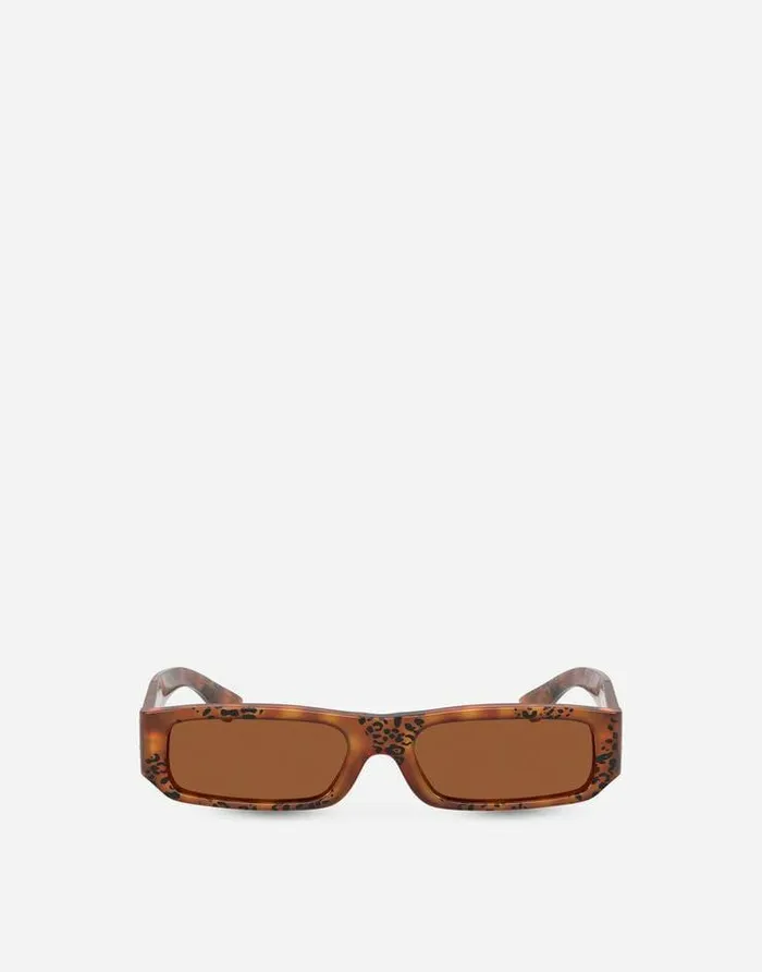 Dolce and Gabbana Accessories Children 034Mini Me034 Sunglasses Leo Print Havana Dolce and Gabbana Accessories Children 034Mini Me034 Sunglasses Leo Print Havana