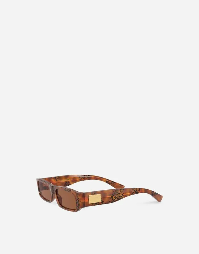 Dolce and Gabbana Accessories Children 034Mini Me034 Sunglasses Leo Print Havana Dolce and Gabbana Accessories Children 034Mini Me034 Sunglasses Leo Print Havana