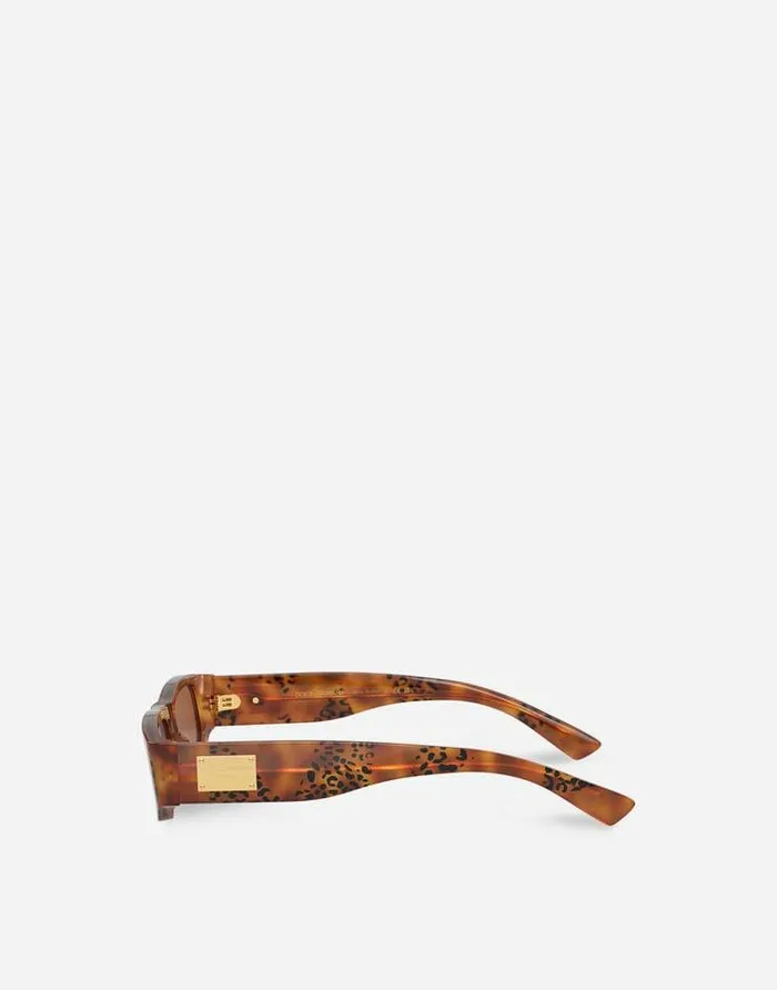 Dolce and Gabbana Accessories Children 034Mini Me034 Sunglasses Leo Print Havana Dolce and Gabbana Accessories Children 034Mini Me034 Sunglasses Leo Print Havana