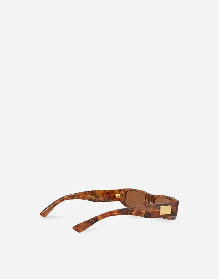 Dolce and Gabbana Accessories Children 034Mini Me034 Sunglasses Leo Print Havana Dolce and Gabbana Accessories Children 034Mini Me034 Sunglasses Leo Print Havana