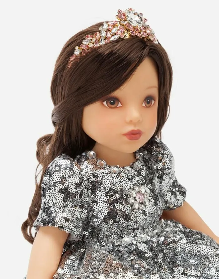Dolce and Gabbana Accessories Children Doll With Sequined Dress Multicolor Dolce and Gabbana Accessories Children Doll With Sequined Dress Multicolor