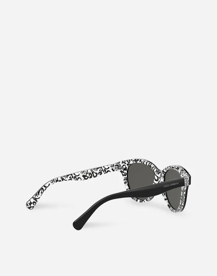Dolce and Gabbana Accessories Children Logo Sunglasses Logo Graffiti Print Dolce and Gabbana Accessories Children Logo Sunglasses Logo Graffiti Print
