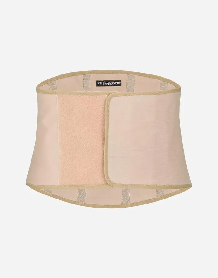 Dolce and Gabbana Belts Men Boned Marquisette Corset Beige Dolce and Gabbana Belts Men Boned Marquisette Corset Beige
