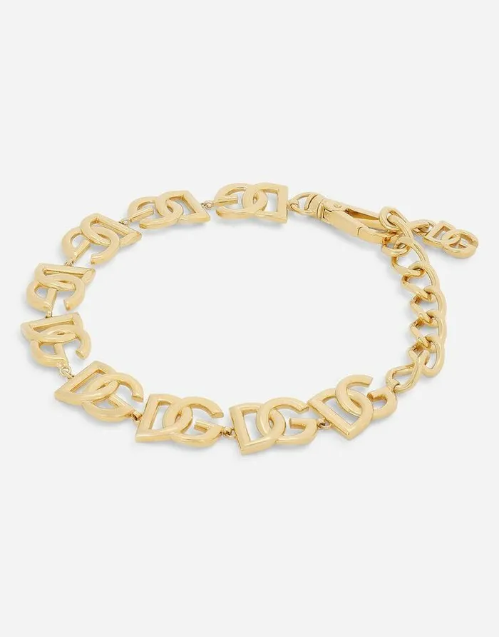 Dolce and Gabbana Bijoux Women Choker With Multiple DG Logos Gold Dolce and Gabbana Bijoux Women Choker With Multiple DG Logos Gold
