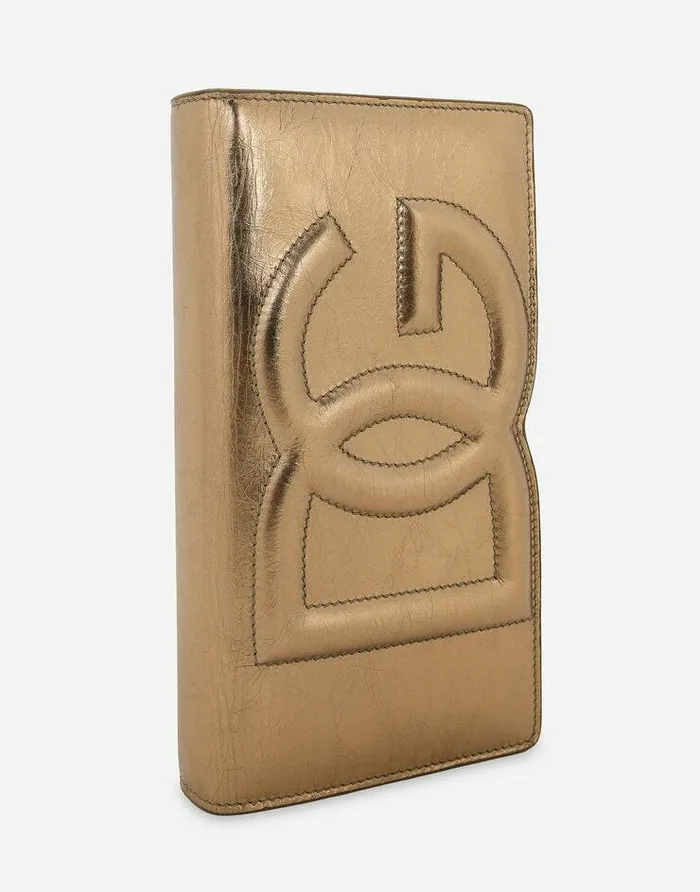 Dolce and Gabbana Clutches Mini And Micro Bags Women DG Logo Phone Bag Gold Dolce and Gabbana Clutches Mini And Micro Bags Women DG Logo Phone Bag Gold