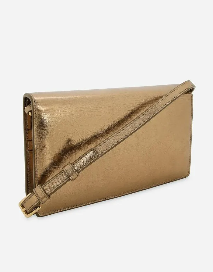 Dolce and Gabbana Clutches Mini And Micro Bags Women DG Logo Phone Bag Gold Dolce and Gabbana Clutches Mini And Micro Bags Women DG Logo Phone Bag Gold