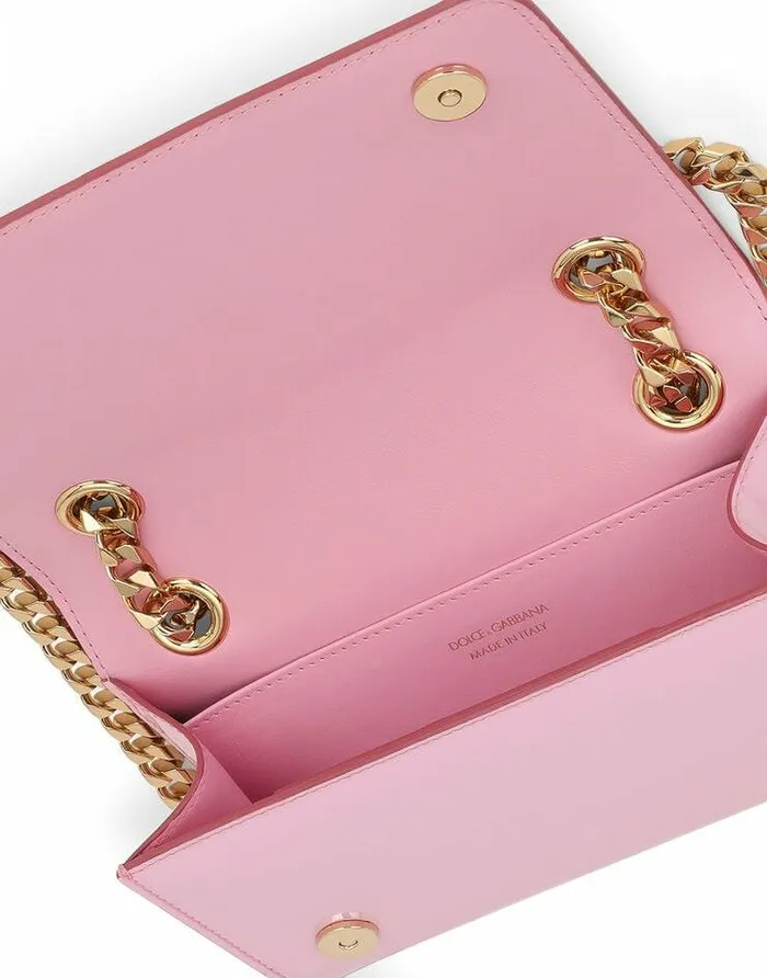 Dolce and Gabbana Clutches Mini And Micro Bags Women Polished Calfskin 35 Phone Bag Pink Dolce and Gabbana Clutches Mini And Micro Bags Women Polished Calfskin 35 Phone Bag Pink
